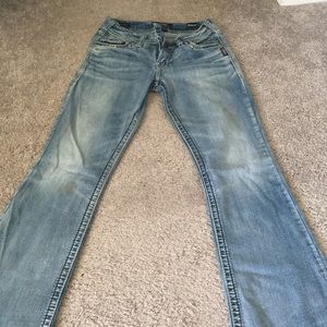 Silver jeans